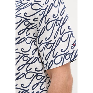 Tommy Hilfiger риза мъжка с лен SUMMER (MW0MW42987)