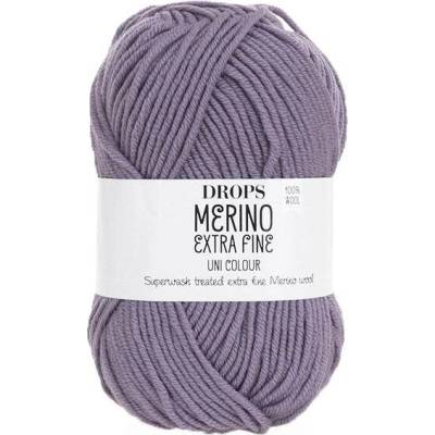 Příze DROPS Merino Extra Fine uni color 22 - starofialová