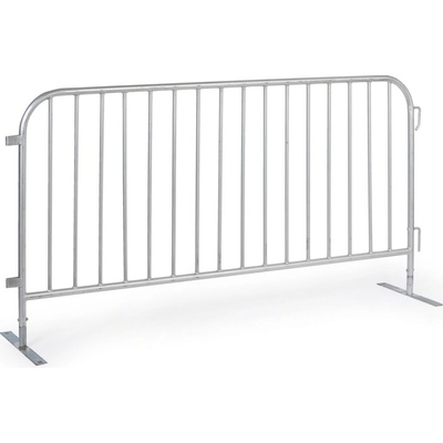 Mobilná kovová zábrana s nohami, 2100 x 1100 mm