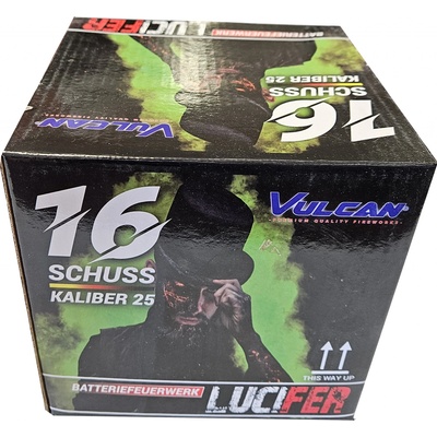 Kompaktný ohňostroj Lucifer 16 ran 25 mm