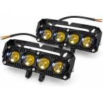 Paolo Халоген за мпс 4led 12-24v - БЯЛО/ЖЪЛТО (63672)