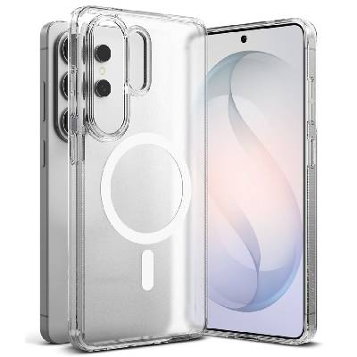 Удароустойчив твърд кейс с MagSafe за Samsung Galaxy S26 Ultra от Ringke Fusion Magnetic - Matte Clear (8800328814486)
