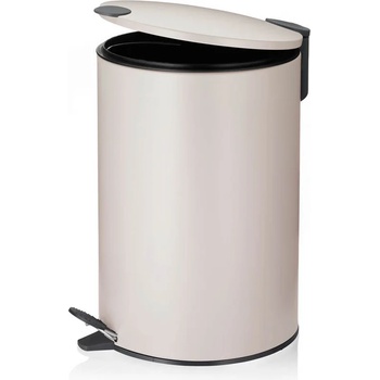 Image 1 of Kela 12 л бежов кош за отпадъци с педал KELA от серия Mats