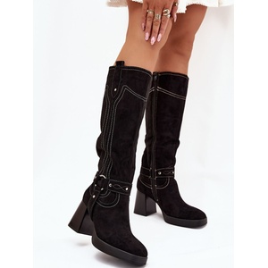 Step in style Дамски боти с ток модел 216796 Step in style