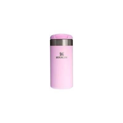 STANLEY 1913 Aerolight Transit Thermo Mug 0.35L - Keeps Hot for 4 Hours - Dishwasher Safe - Coffee Mug To Go Leak-Proof - Compatible with Common Car Drink Holders - Cherry Blossom - 100000108088