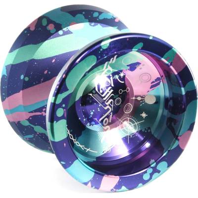 c3yoyodesign Epiphanion William Chow signature yo-yo Splash fialová + světle modrá + růžová