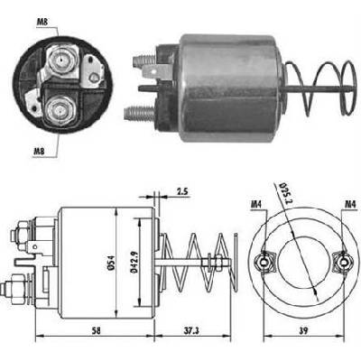 MAGNETI MARELLI Elektromagnetický spínač, startér 940113050386