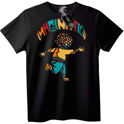 NOONEBRAND Тениска с Имagination - 2XL, Black