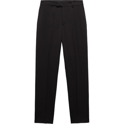 MANGO Панталон с ръб 'boreal' черно, размер 36