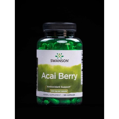 Swanson Acai Berry 500 mg 120 kapslí