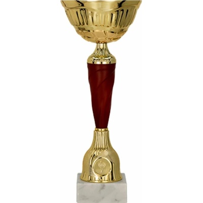 Kovový pohár Zlato-vínový 34 cm 14 cm