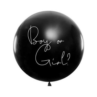 Balón Gender Reveal konfety ružové Dievča 1m