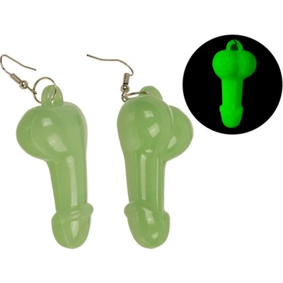 Vtipné náušnice Mini penisy fosforeskující – Zbozi.Blesk.cz