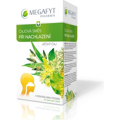 Megafyt čajová zmes PRI PRECHLADNUTÍ 20 x 1,5 g