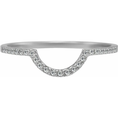 Eppi Vykrojený snubní prsten plný diamantů Tessie R37134
