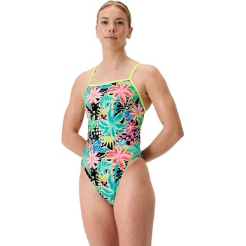 Speedo Цял бански fl printed v-back