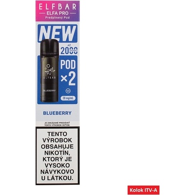 ElfBar Elfa Pro cartridge Blueberry 2x2ml 20 mg