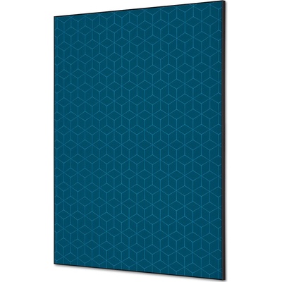 Jansen Display Textilní dekorace na zeď A1 Hexagon modrá, 594 x 841 mm