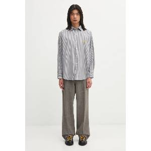 Aries Памучна риза Stripe Poplin Classic (AR4010104)