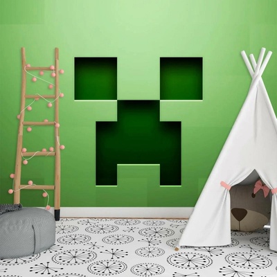 Sablio Tapeta Green Blocks rozměry 336x220 cm