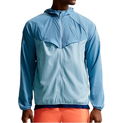 Nike Мъжко яке за бягане Nike Dri-Fit UV Stride Jacket Running jacket - Work Blue / Light Armory Blue / Reflective Silver (003-3258-0612)