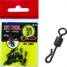 Extra Carp obratlíky rychlovýměnné Quick Swivel Change vel.10