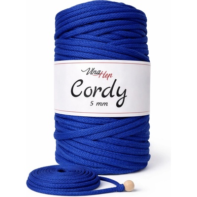 Cordy 5 mm královsky modrá 8107