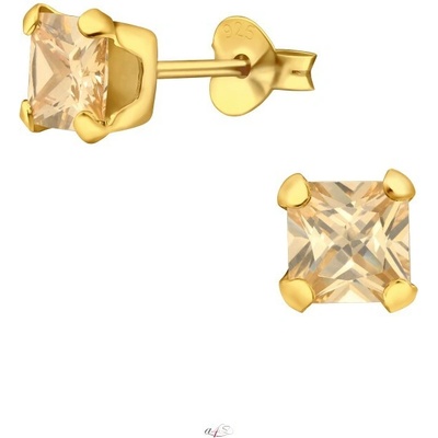 Prosperk Náušnice champagne S5225