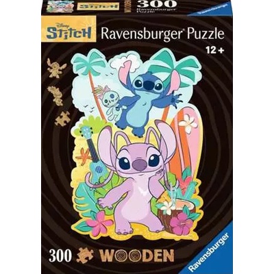 RAVENSBURGER Drevené obrysové Angel & Stitch 300 dielov
