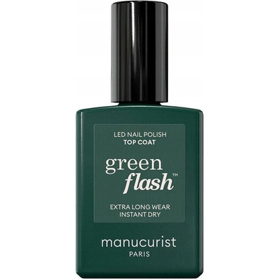Manucurist Green Flash 15 ml top coat na nehty