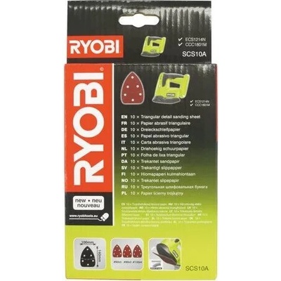 Ryobi SCS 10 A1 sada brusných papírů pro R18PS-0