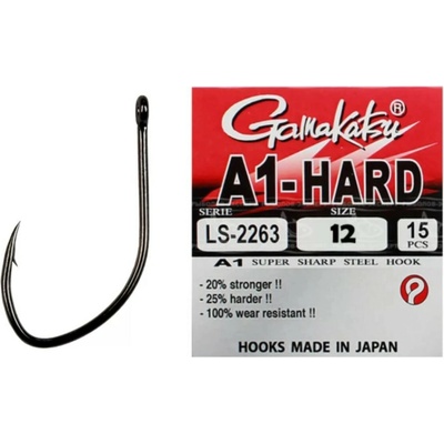 Gamakatsu A1-Hard LS-2263 s očkem vel.8 15 ks