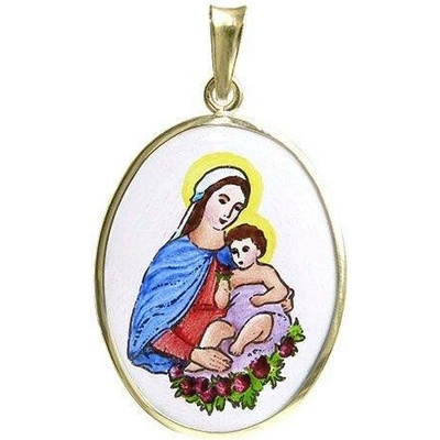 Aljančič Madona s dítětem velká madonka 258H zlato