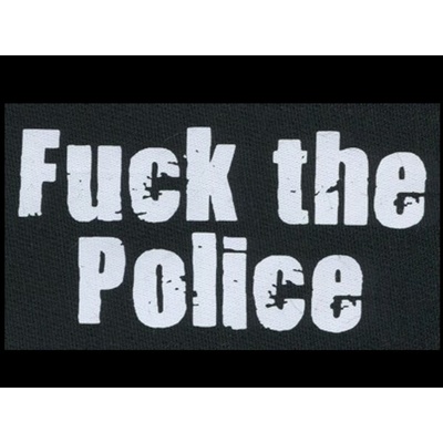 Nášivka FUCK the police