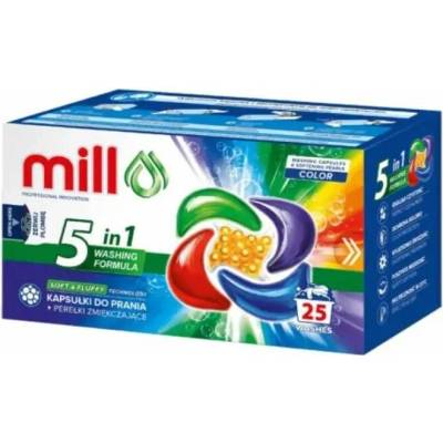 Mill Pro 5v1 Color kapsle na praní + změkčující perličky 25 ks