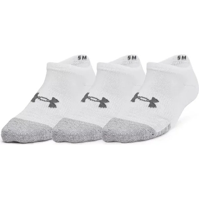 Under Armour Чорапи Under Armour UA Heatgear 3pk No Show Yth-WHT 1375584-100 Размер S/M