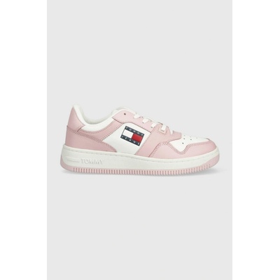 Tommy Jeans tenisky Retro Basket Wmn ružová