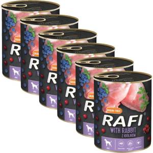 RAFI Рафі Възрастен GF Пате с Заек 6 x 800 г