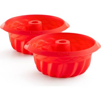 Lékué Форми за торти Lekue 15 см червени 2 бр (880803)