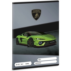 Ars Una Тефтер гладка ARS UNA A/5, 32 листа, 20-32, Lamborghini 5522 (53615220)