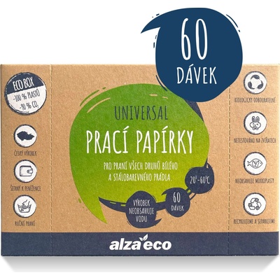 AlzaEco prací papírky Universal 60 praní