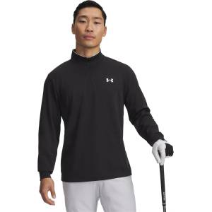Under Armour Men's 1/4 Zip Fleece - Black/White