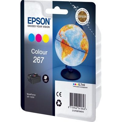 Epson Глава за Epson WorkForce WF-100W/WF-110W - Ink - /267/ / C13T26704010 - C/M/Y - Multipack - PN C13T26704010 (C13T26704010)
