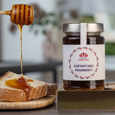 Včelařství Domovina Květový med pohankový 400 g