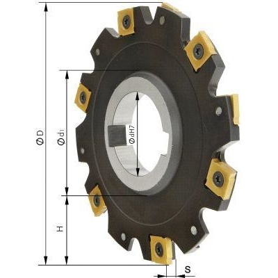 FORMAT Kotoučová fréza bez nákružku z16 d 200 x10 mm