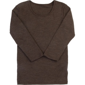 Joha Дамско мериносово термобельо Joha Women's Bouse with 3/4 Sleeves Merino base layer - Dark Brown - размер XS (115-2769-0211)