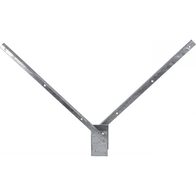 Bavolet Zn 60 x 60 mm, tvar "V"