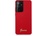 GUESS Hard Silicone Case - силиконов (TPU) калъф за Samsung Galaxy S21 Ultra (червен)