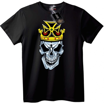 NOONEBRAND Тениска Крал на Черепите - 7XL, Black