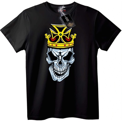 NOONEBRAND Тениска Крал на Черепите - 7XL, Black